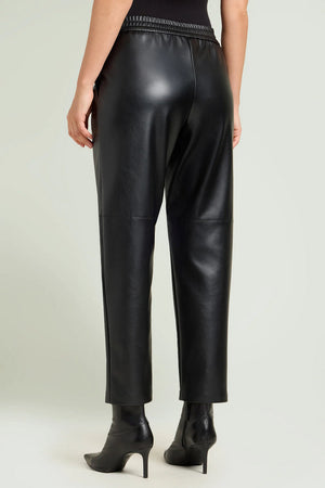 L.VIOLA pantaloni donna nero da donna