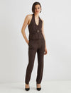 MARELLA pantaloni donna marrone da donna