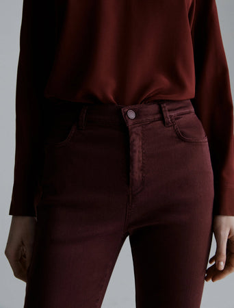 MARELLA pantaloni donna bordeaux da donna