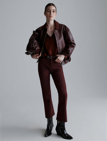 MARELLA pantaloni donna bordeaux da donna