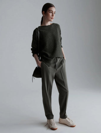 MARELLA maglia donna oliva da donna