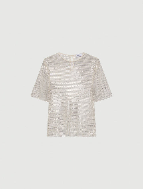 MARELLA t-shirt donna bianco lana da donna