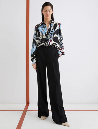 MARELLA pantaloni donna nero da donna