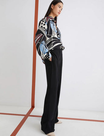 MARELLA pantaloni donna nero da donna