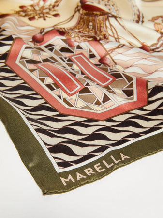 MARELLA foulard donna verde khaki da donna