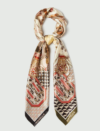 MARELLA foulard donna verde khaki da donna