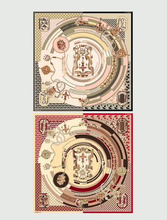 MARELLA foulard donna verde khaki da donna