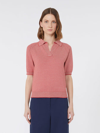 MAX MARA polo donna rosso da donna