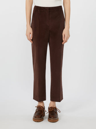 MAX MARA pantaloni donna vinaccia da donna