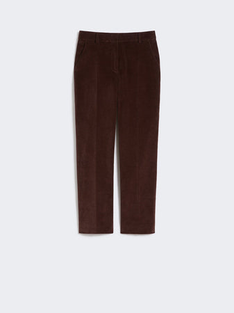 MAX MARA pantaloni donna vinaccia da donna