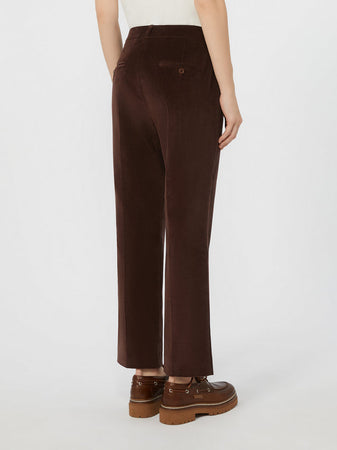 MAX MARA pantaloni donna vinaccia da donna