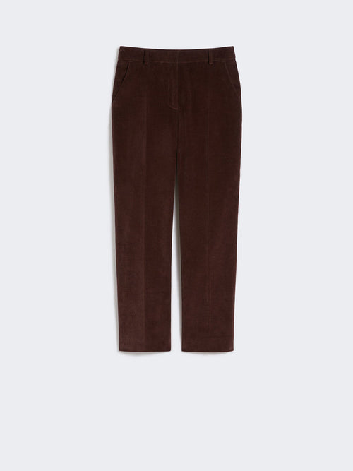 MAX MARA pantaloni donna vinaccia da donna