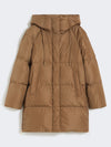 MAX MARA parka donna nocciola da donna