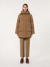 MAX MARA parka donna nocciola da donna
