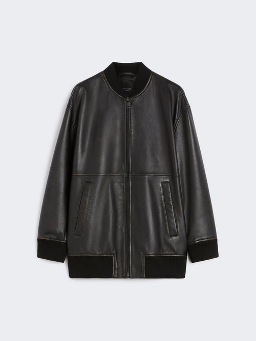 MAX MARA bomber donna nero da uomo