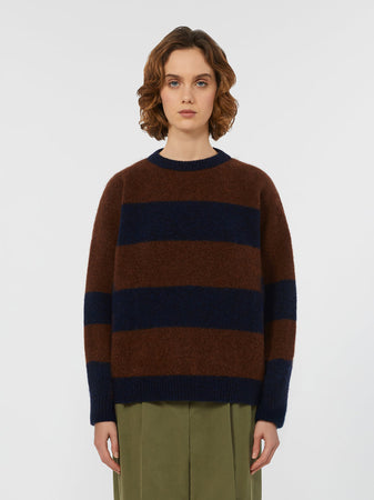 MAX MARA maglia donna vinaccia da donna