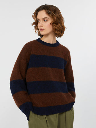 MAX MARA maglia donna vinaccia da donna