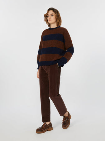 MAX MARA maglia donna vinaccia da donna