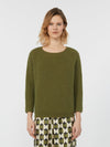 MAX MARA maglia donna verde oliva da donna