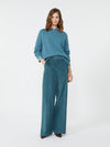 MAX MARA maglia donna petrolio da donna