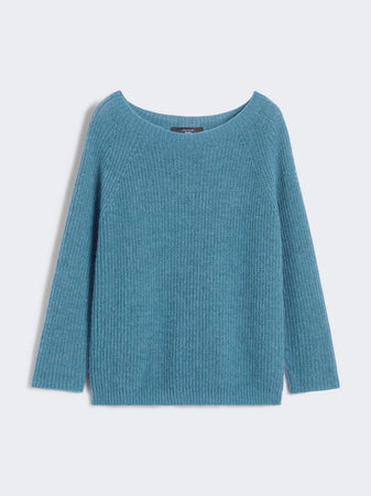 MAX MARA maglia donna petrolio da donna