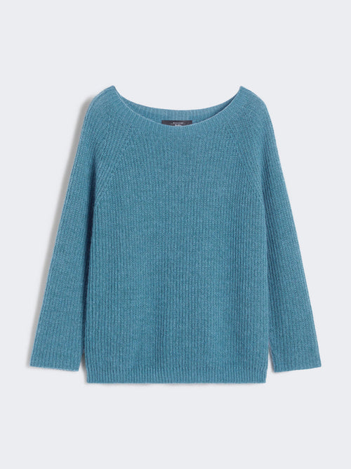 MAX MARA maglia donna petrolio da donna
