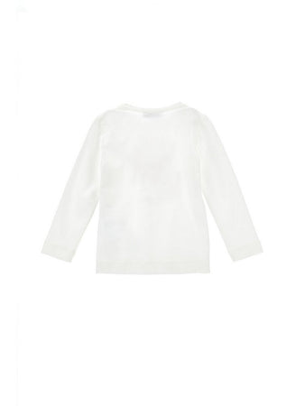 MONNALISA t-shirt bambina panna da bambino