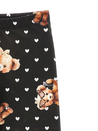 MONNALISA leggings bambina nero da bambino