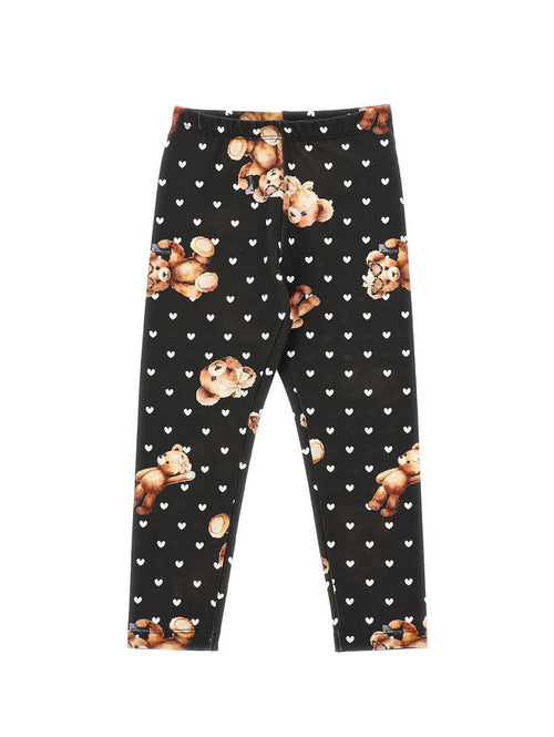 MONNALISA leggings bambina nero da bambino