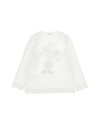 MONNALISA t-shirt bambina panna stampa minnie da bambino