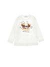 MONNALISA t-shirt bambina panna da bambino
