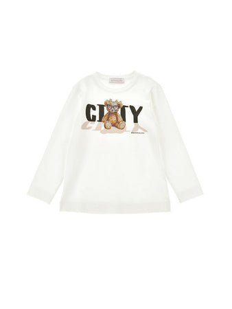 MONNALISA t-shirt bambina panna da bambino