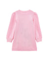 MONNALISA abito felpa bambina rosa stampa stitch da bambino