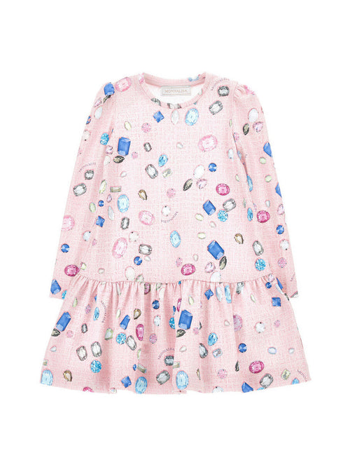 MONNALISA abito bambina rosa da bambino
