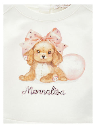 MONNALISA felpa bambina panna da bambino