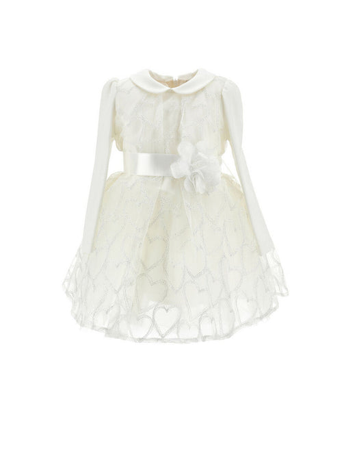 MONNALISA abito bambina panna da bambino