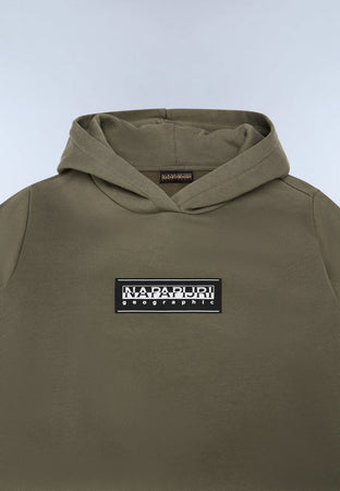 NAPAPIJRI felpa bambino verde da bambino