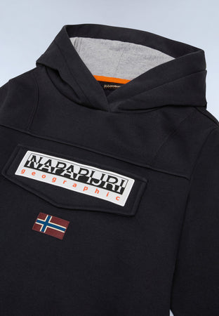 NAPAPIJRI felpa bambino nero da bambino