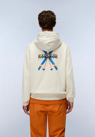 NAPAPIJRI felpa uomo beige da uomo