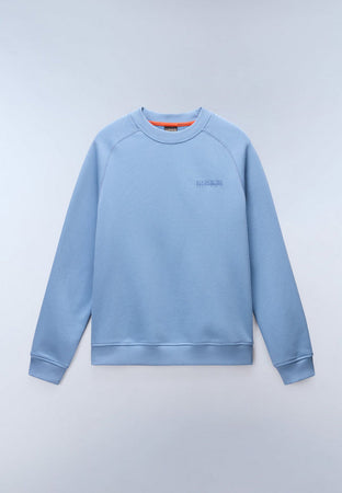 NAPAPIJRI felpa uomo celeste da uomo