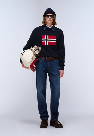 NAPAPIJRI maglia uomo blu scuro da uomo