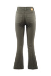 NENETTE pantaloni donna verde militare da donna