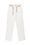 NENETTE pantaloni donna avorio da donna