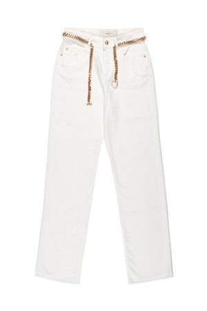 NENETTE pantaloni donna avorio da donna