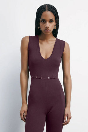 PATRIZIA PEPE tuta donna porpora da donna