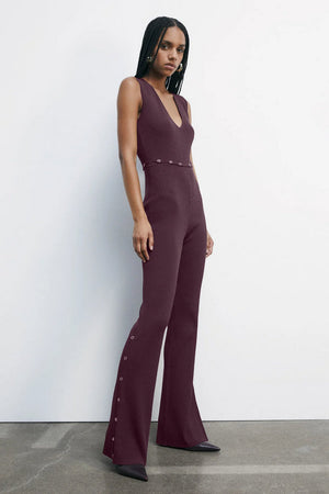 PATRIZIA PEPE tuta donna porpora da donna