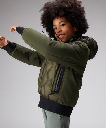 PEUTEREY KIDS giubbotto bambino verde da bambino