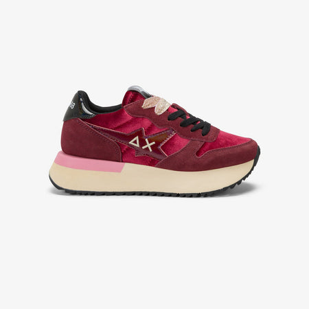 SUN68 scarpe donna bordeaux da donna