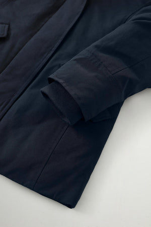 Woolrich giubbotto bambina melton blue da bambino