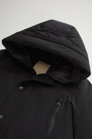 Woolrich parka bambino nero da bambino